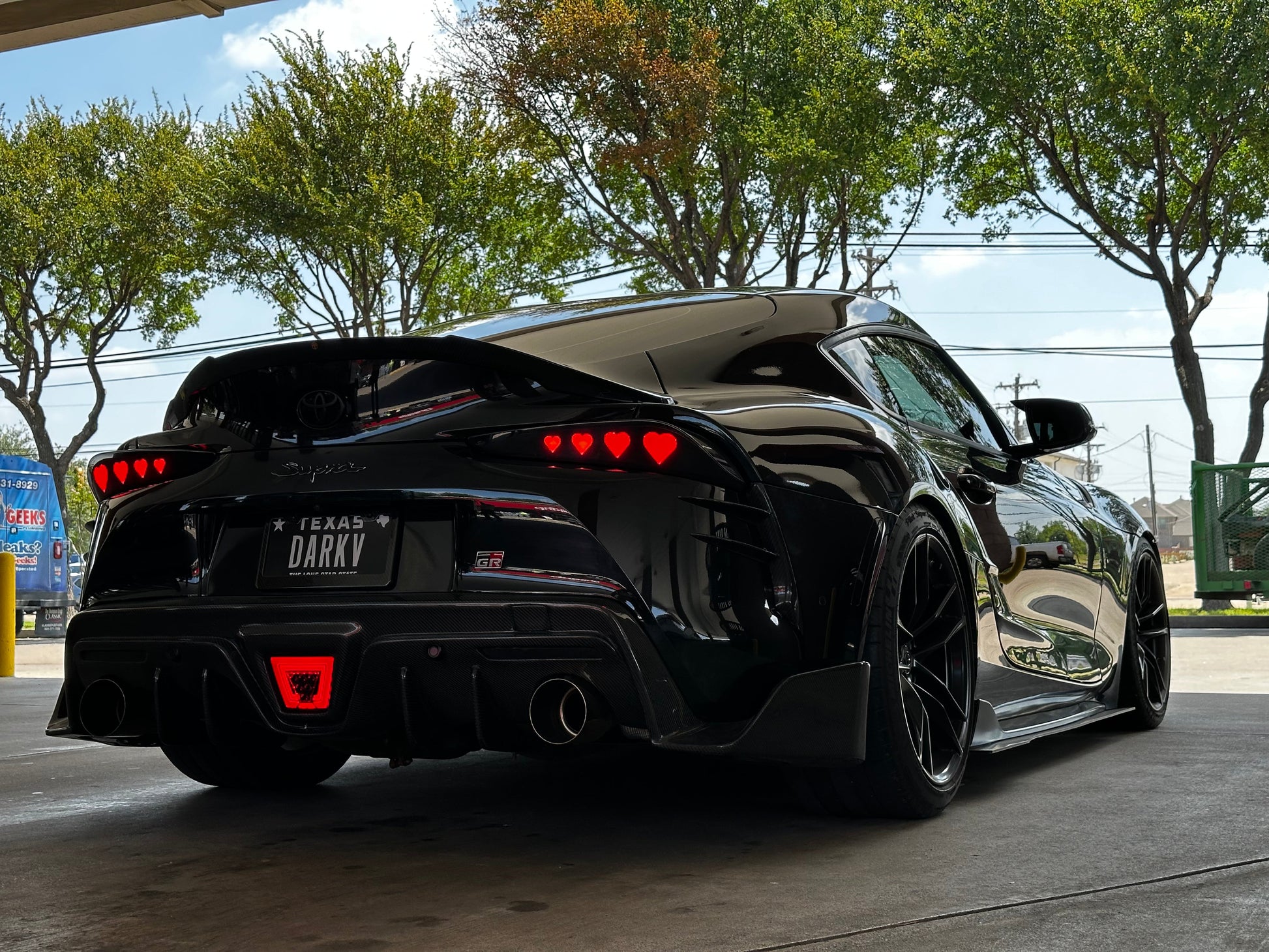 NTXGlow Heart Tail Lights (MK5 Toyota Supra)