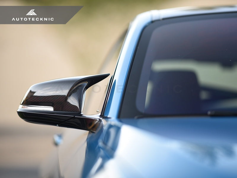 AutoTecknic Replacement Version II M-Inspired Dry Carbon Mirror Covers - BMW F87 M2 | F22 2-Series | F30 3-Series | F32/ F36 4-Series