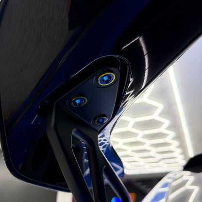 JDC Titanium Wing Mounting Hardware (2023+ FL5 Civic Type R)