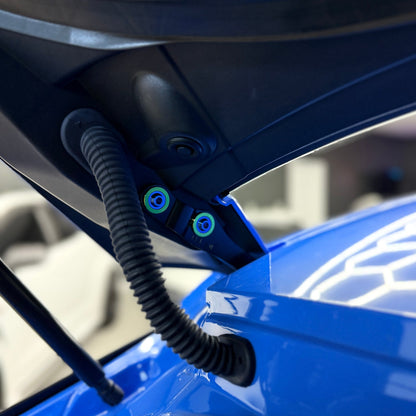 JDC Titanium Trunk Mounting Bracket Hardware (2023+ FL5 Civic Type R)