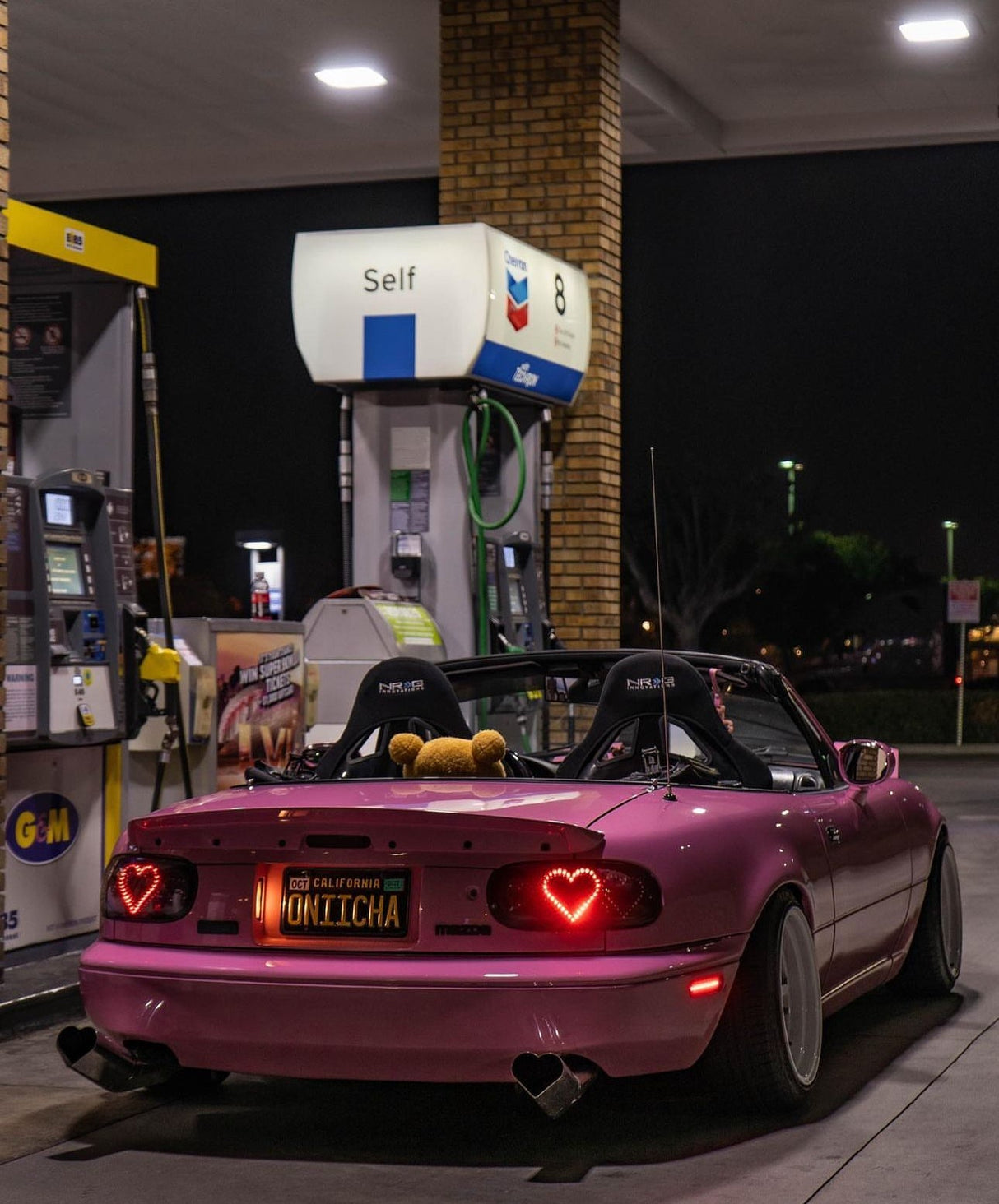 Na Miata Heart Tail Lights (1990 - 1997)