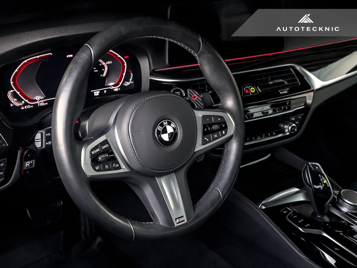 AutoTecknic Carbon Fiber Pole Position Shift Paddles - F90 M5
