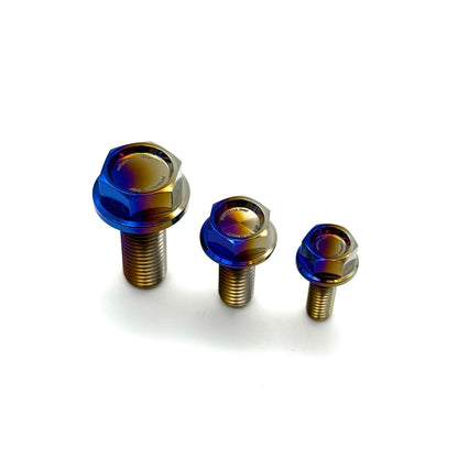JDC Titanium Flush-Fit Hex Flange Bolts