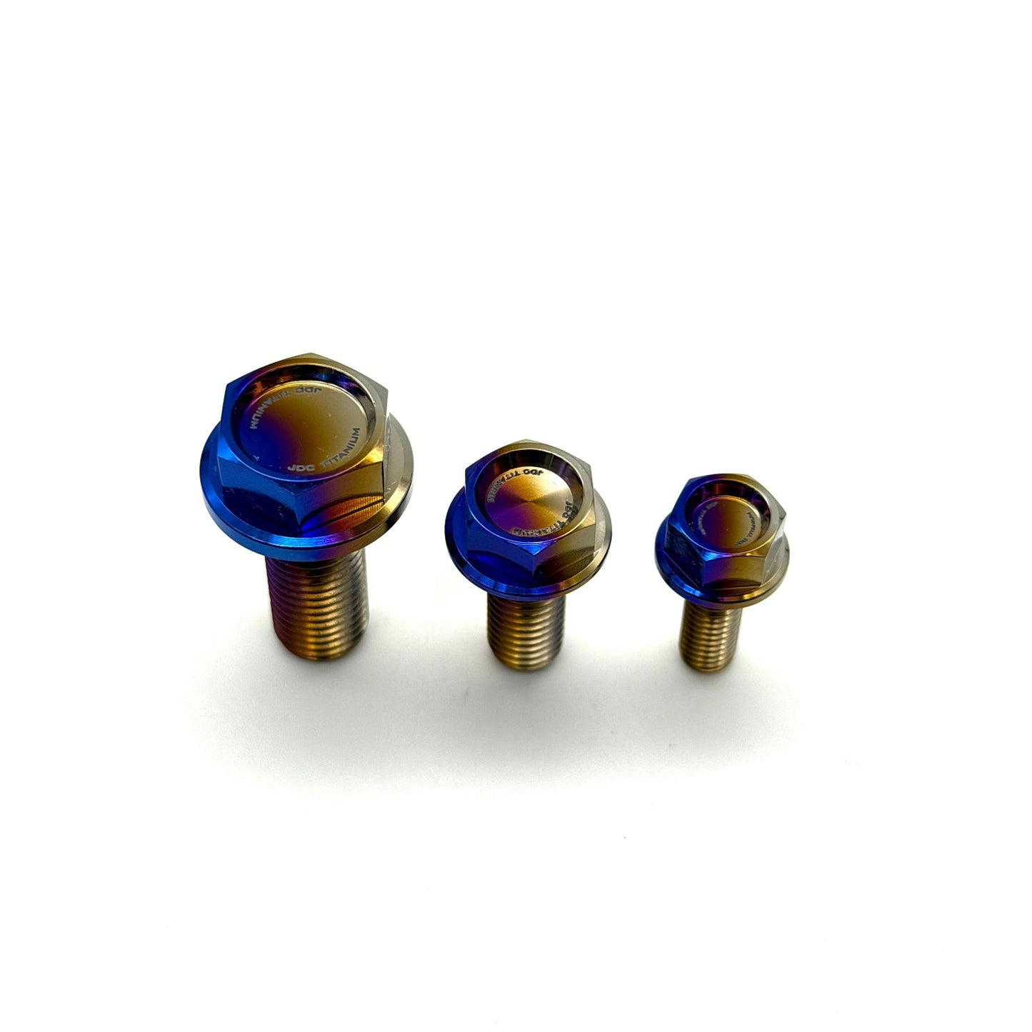 JDC Titanium Flush-Fit Hex Flange Bolts