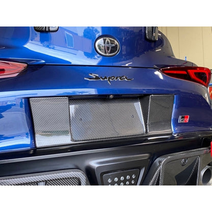 APR Performance Carbon Fiber License Plate Backing Toyota Supra A90 2020-2023