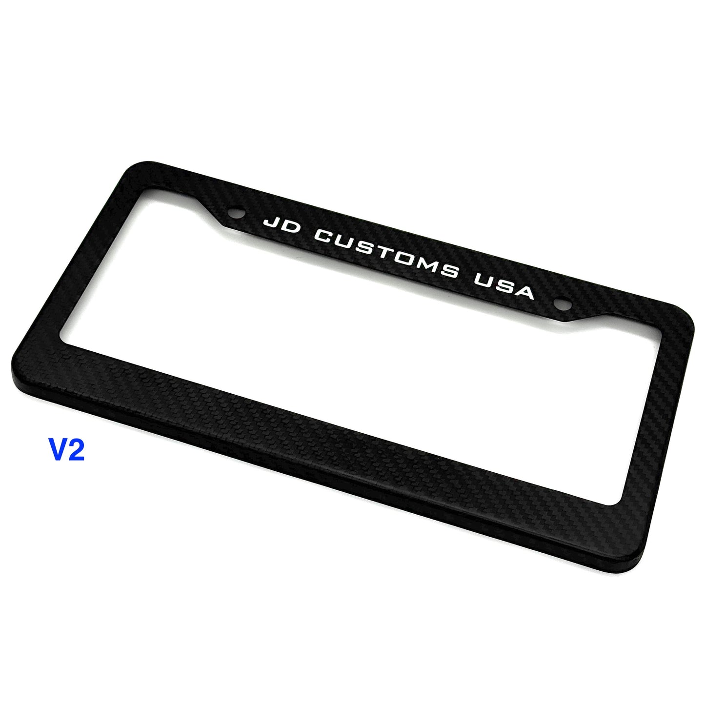 JDC Dry Carbon Fiber License Plate Frames (Gloss, Matte, & Forged)
