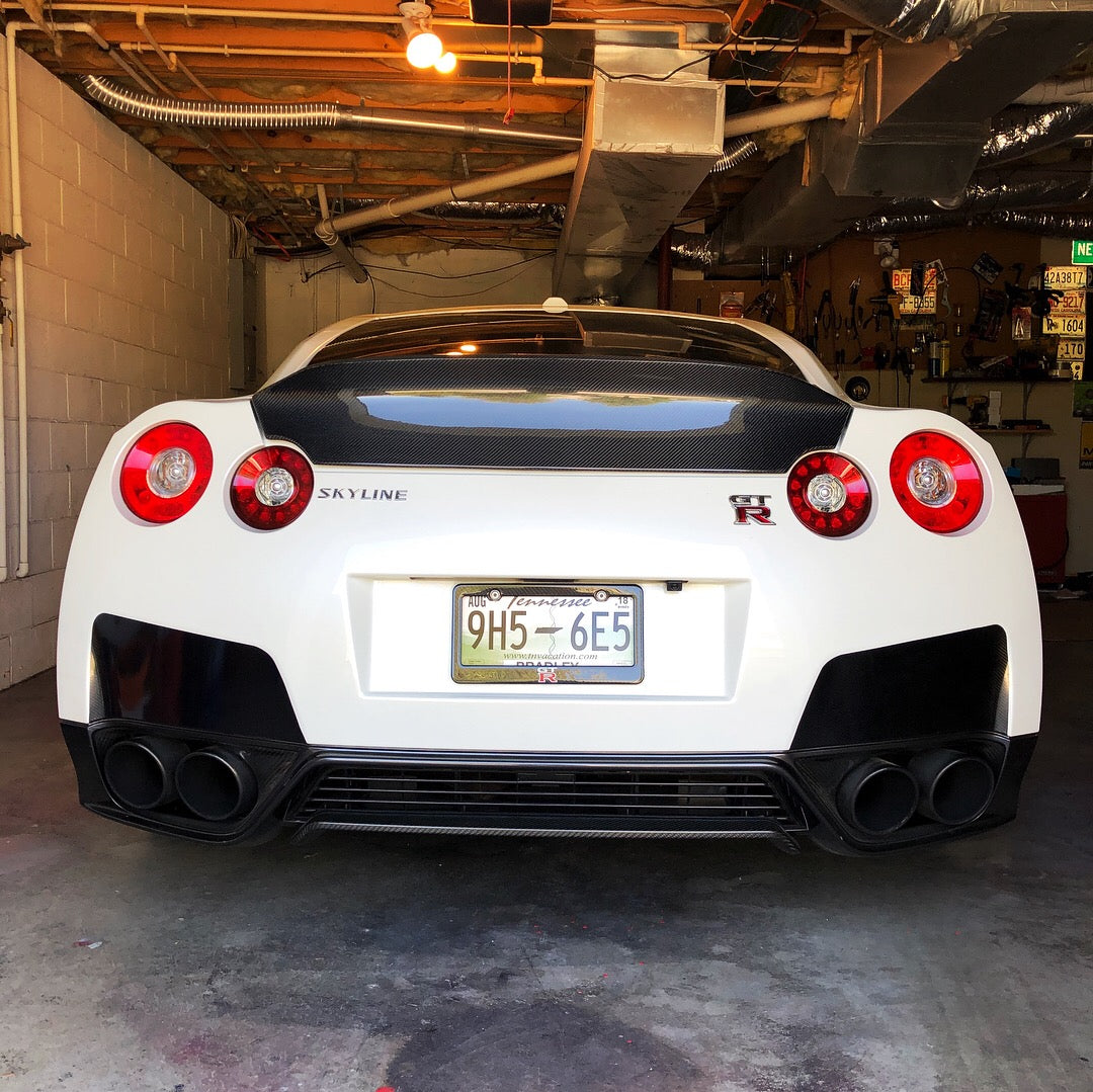 JDC Bumper Exhaust Guards (09-16 Nissan R35 GT-R)