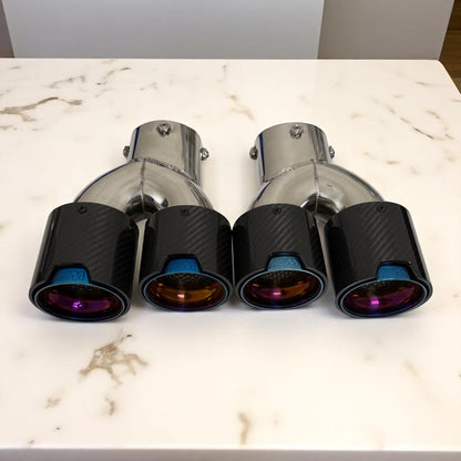 Carbon Fiber M Exhaust Tip For BMW G20 M340i, G42 M240i, G22 M440i