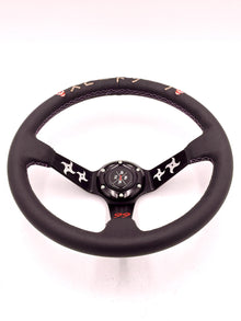 SPDZ1 “The Ninja” (Black) Steering Wheel – Deep Dish