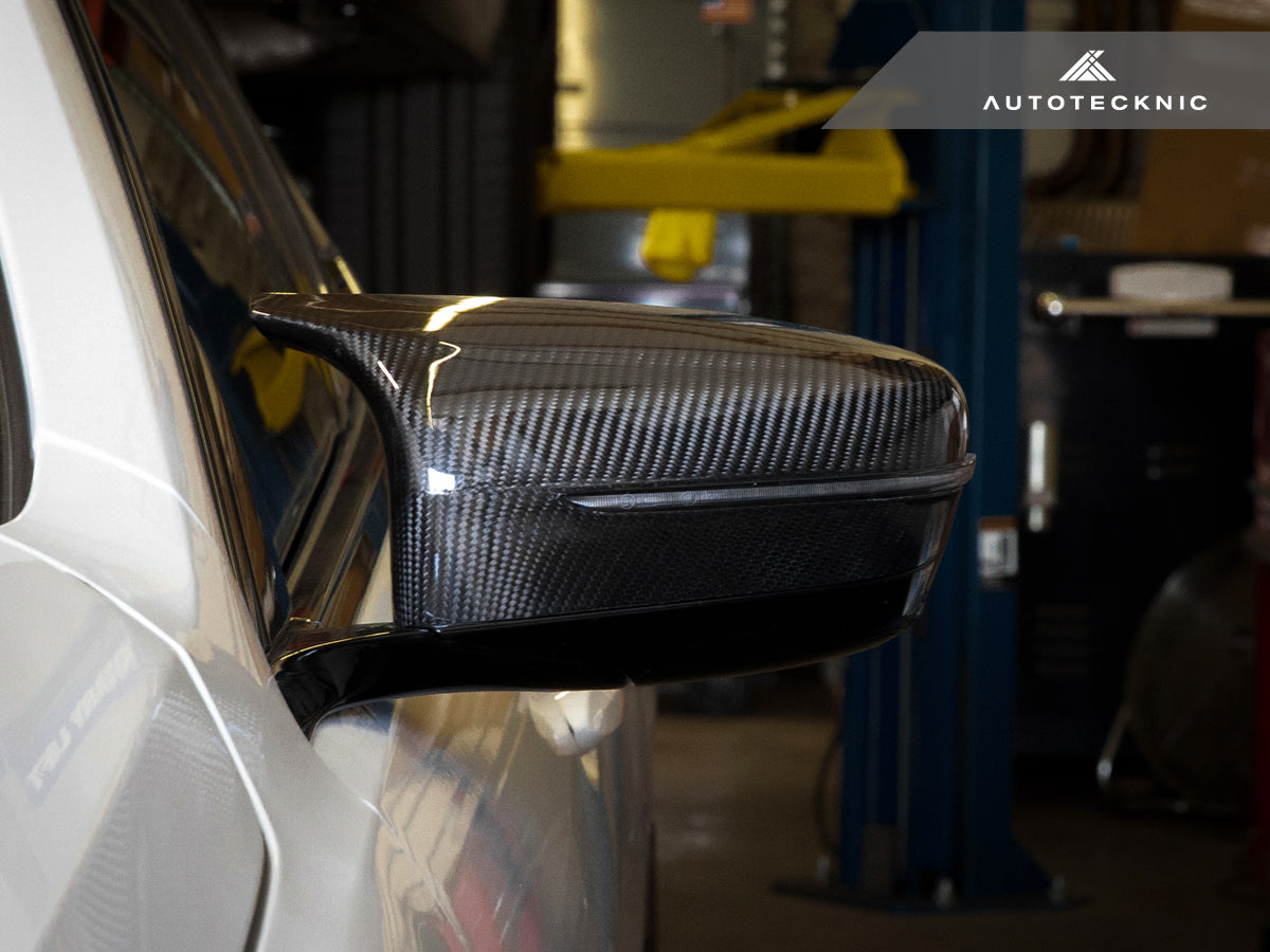 AutoTecknic Replacement Dry Carbon Mirror Covers - F90 M5