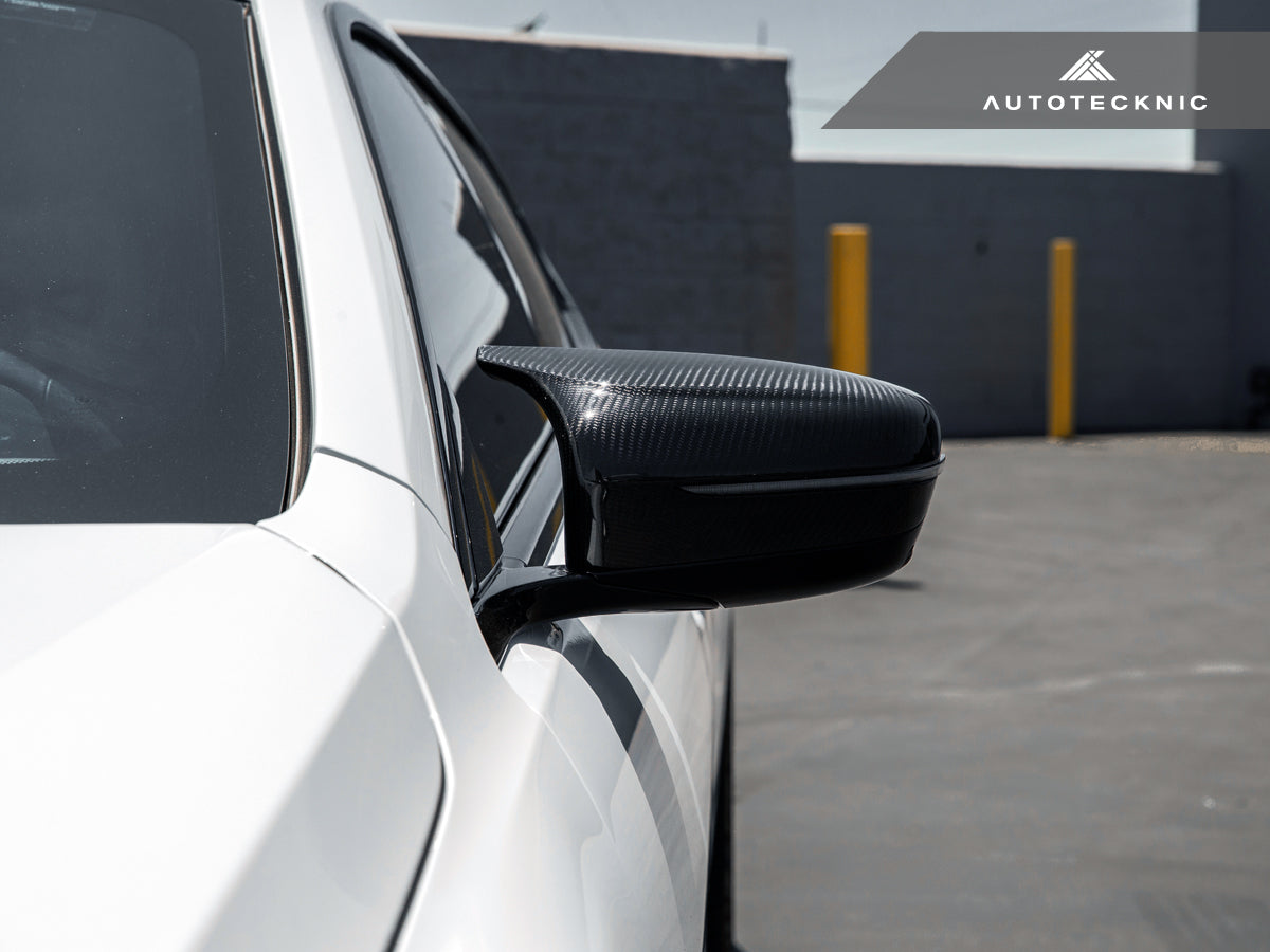 AutoTecknic Replacement Dry Carbon Mirror Covers - F90 M5