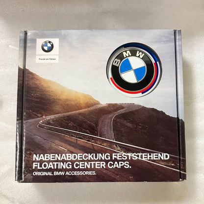 Genuine OEM BMW Floating Wheel Center Caps (Set of 4) - 5x120/ 5x112