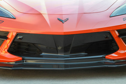 Carbon Fiber Chevrolet Corvette C8 Front Bumper Center Bezels 2020-UP