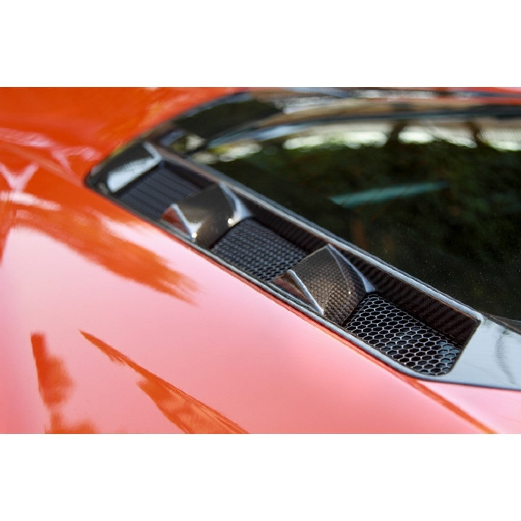Carbon Fiber Chevrolet Corvette C8 & C8 Z06 Rear Hatch Vents 2020-UP