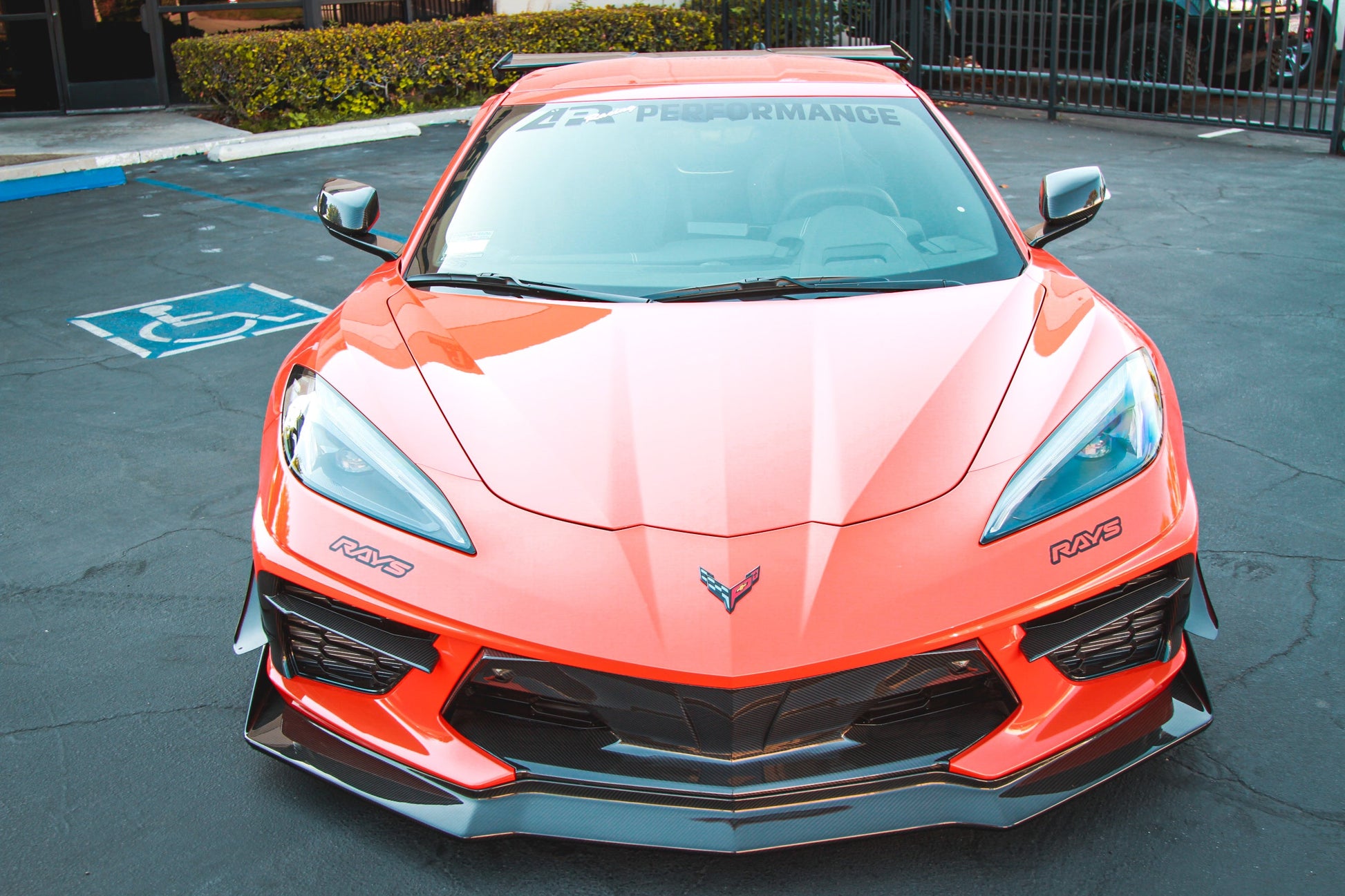 Carbon Fiber Chevrolet Corvette C8 Front Bumper Side Bezels 2020-UP