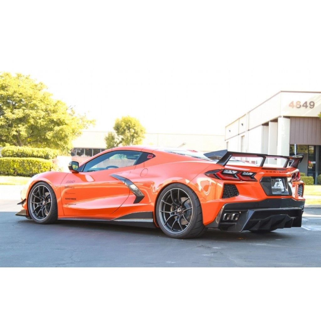 Carbon Fiber Rear Diffuser-Chevrolet Corvette C8 Stingray