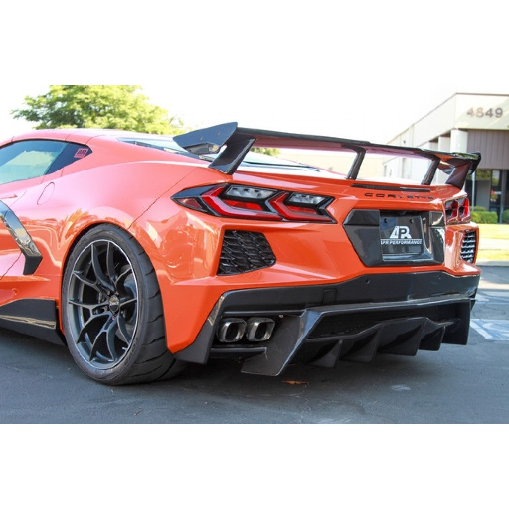 Chevrolet Corvette C8 Carbon Fiber Rear High Wing