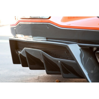 Carbon Fiber Rear Diffuser-Chevrolet Corvette C8 Stingray
