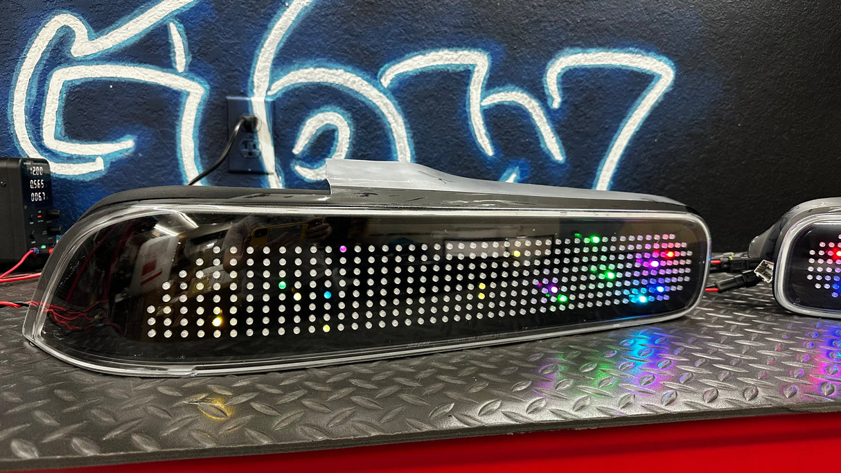 94 - 01 Acura Integra RGB Grid Tail Lights
