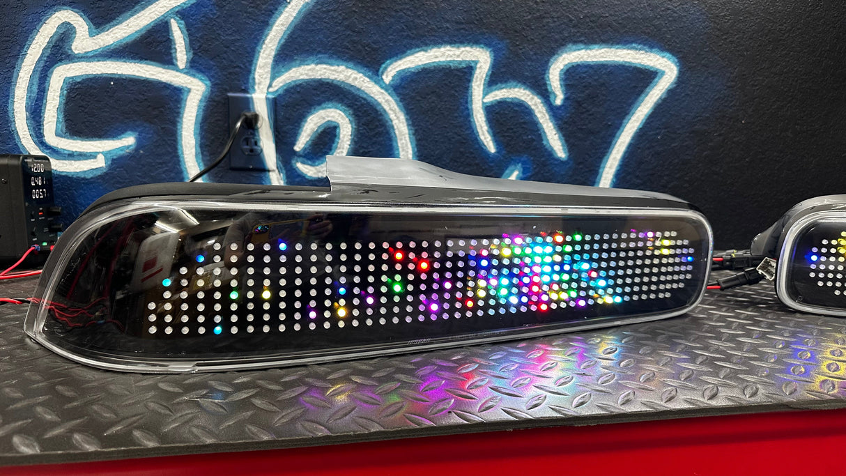 94 - 01 Acura Integra RGB Grid Tail Lights