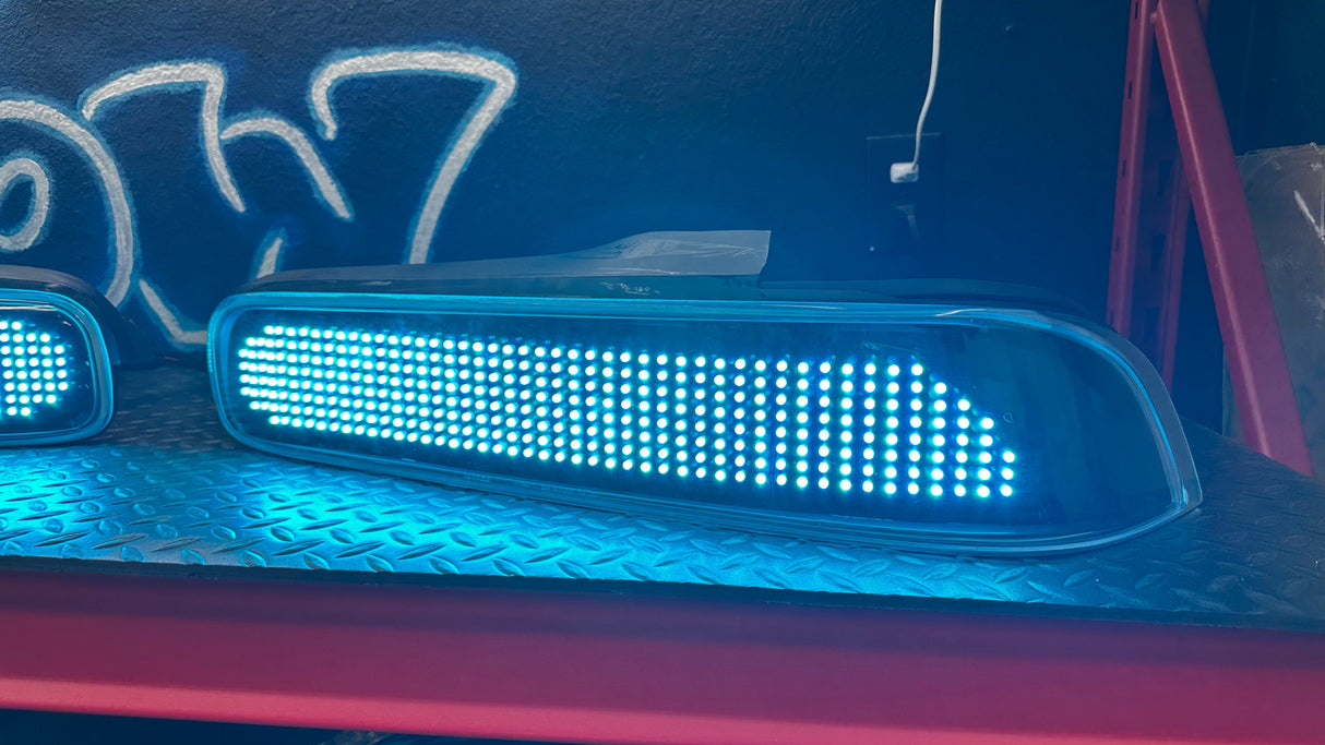 94 - 01 Acura Integra RGB Grid Tail Lights