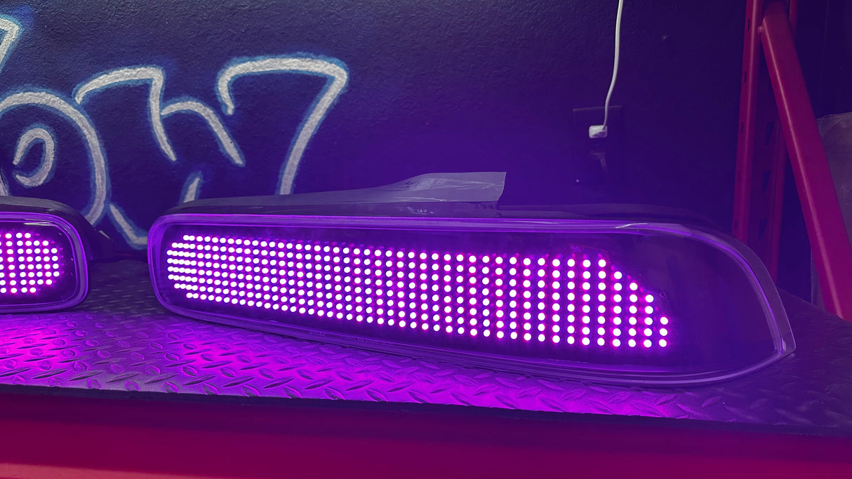 94 - 01 Acura Integra RGB Grid Tail Lights