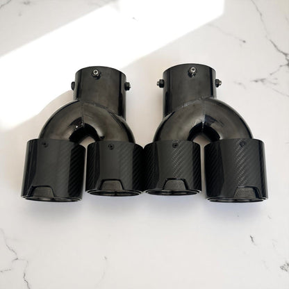 Carbon Fiber M Exhaust Tip For BMW G20 M340i, G42 M240i, G22 M440i