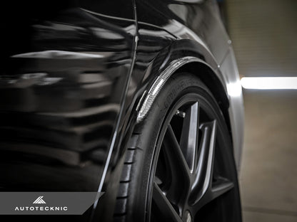 AutoTecknic Carbon Fiber Rear Wheel Arch Extension Set - G30 5-Series