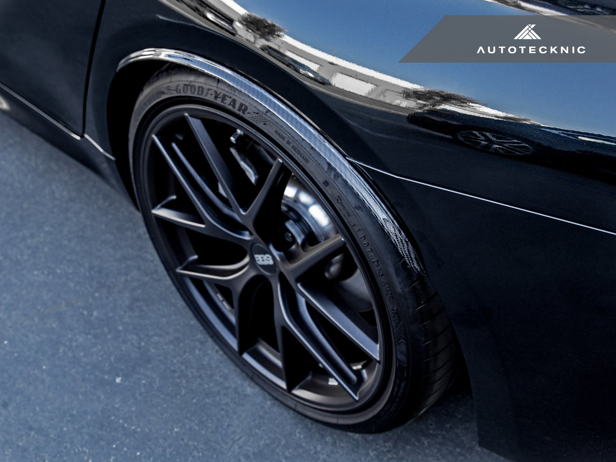 AutoTecknic Carbon Fiber Rear Wheel Arch Extension Set - G30 5-Series