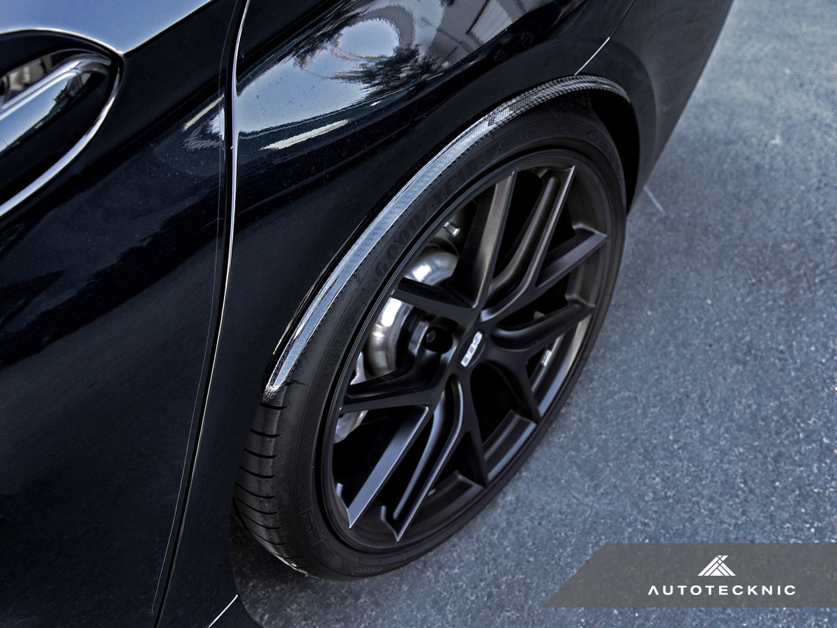 AutoTecknic Carbon Fiber Rear Wheel Arch Extension Set - G30 5-Series
