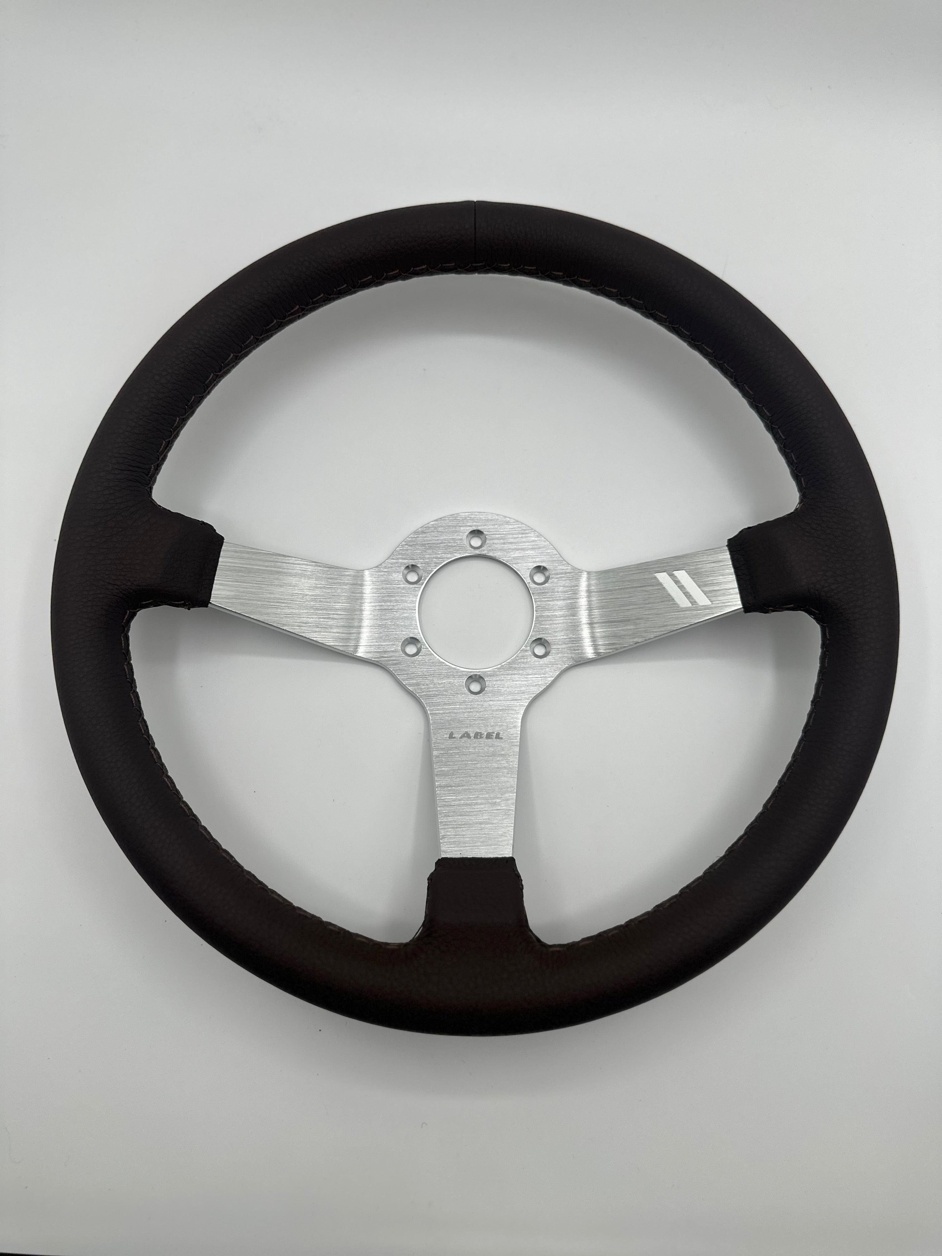 The Le Mans | Brown Leather | Silver Spoke | Brown Stitch