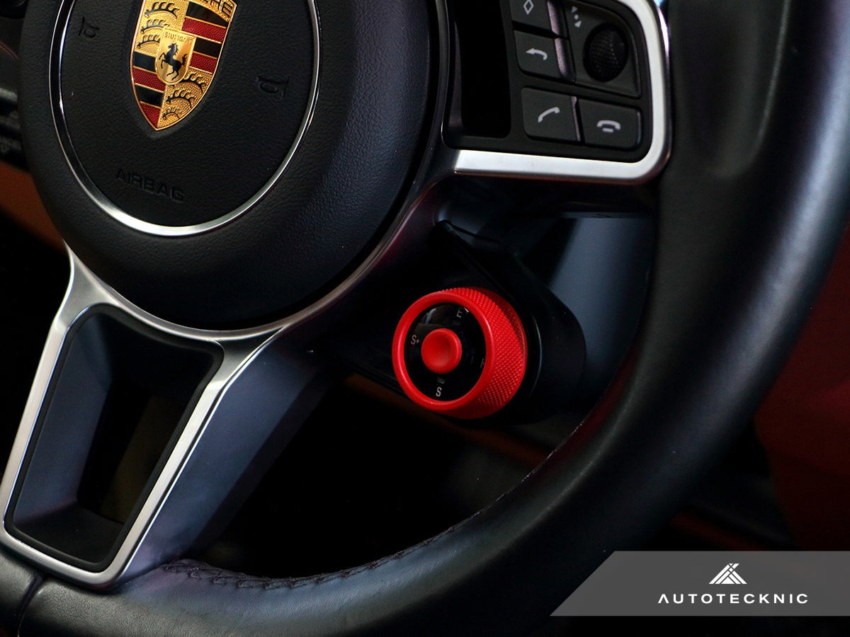 AutoTecknic Painted Drive Mode Selector Switch Dial - Porsche