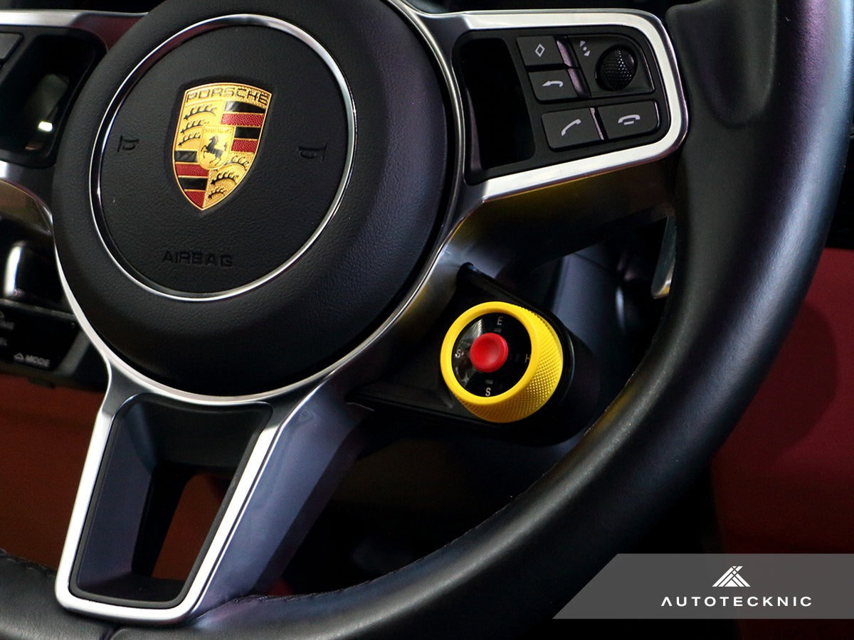 AutoTecknic Painted Drive Mode Selector Switch Dial - Porsche