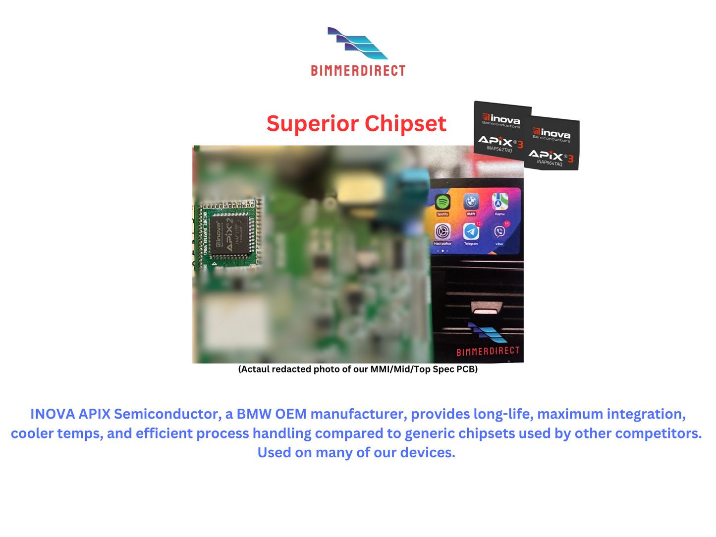 BMW E70 / E71 / E72 X5 & X6 Apple CarPlay and Android Auto iDrive Upgrade Kit.