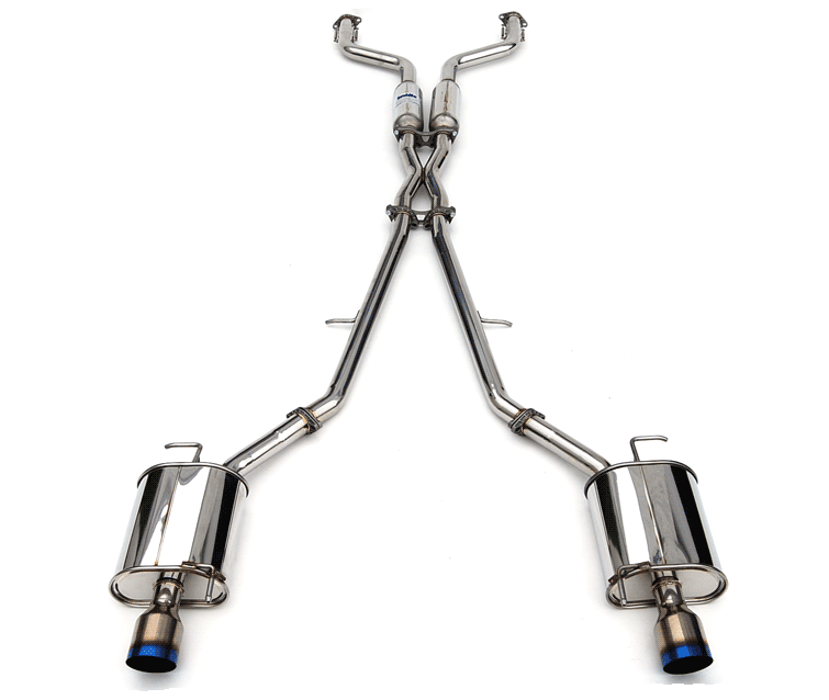 Invidia Q300 Single Layer Titanium Tip Cat Back Exhaust Infiniti G35/G37/G37x Sedan 2007-2013 | HS07IG4G3T