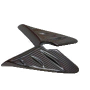 JDMuscle [22-25 WRX] Carbon Fiber J-Panel Anti-Buffeting Wind Deflector