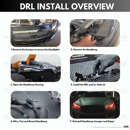 Infiniti Q50 Multicolor Flow DRL Boards (2014-2024)