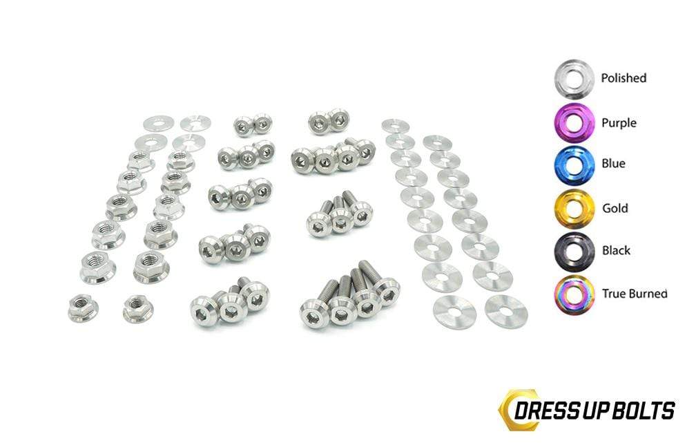 Dress Up Bolts Titanium Hardware Engine Bay Kit - Infiniti Q60 (2016-2022)