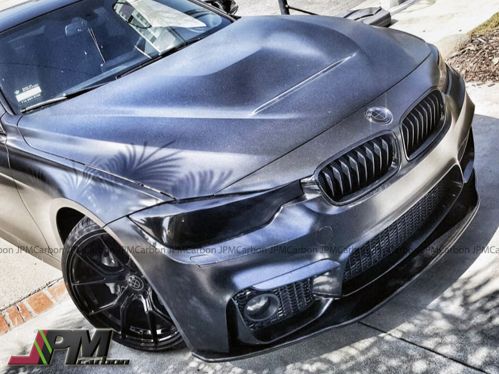 Universal Style Carbon Fiber Front Bumper Add-on Lip Fits For BMW F10 F22 F30 F32 F33 F36 F80 F82 F87