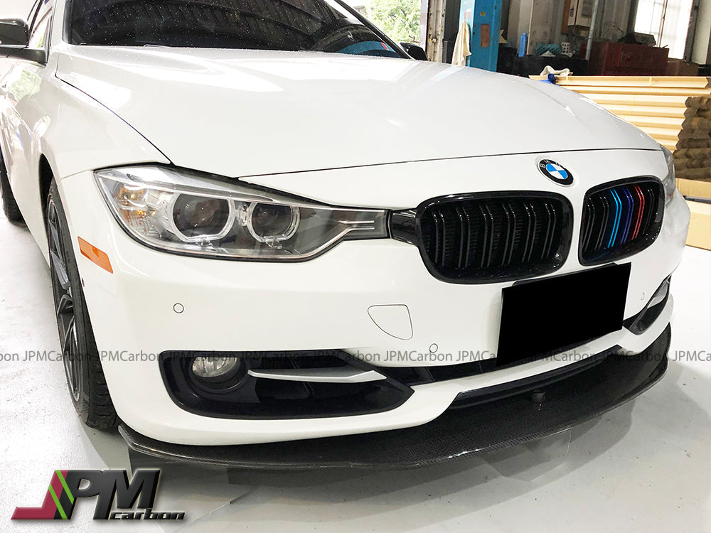 Universal Style Carbon Fiber Front Bumper Add-on Lip Fits For BMW F10 F22 F30 F32 F33 F36 F80 F82 F87