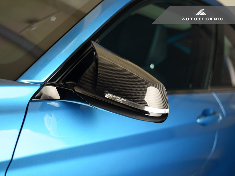 AutoTecknic Replacement Version II M-Inspired Dry Carbon Mirror Covers - BMW F87 M2 | F22 2-Series | F30 3-Series | F32/ F36 4-Series