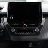 JDMuscle [23-24 Toyota GR Corolla] Carbon Fiber Center AC Knob Panel Cover
