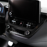 JDMuscle [23-24 Toyota GR Corolla] Carbon Fiber Center AC Knob Panel Cover