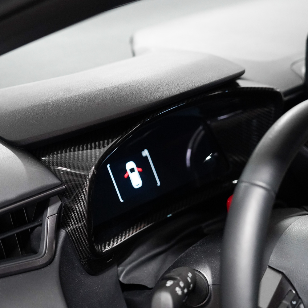 JDMuscle [23-24 Toyota GR Corolla] Carbon Fiber Speedometer Frame Cover