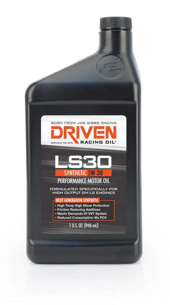 Driven Racing Oil LS30 High Performance Synthetic Motor Oil – 5W30 (1 Quart)