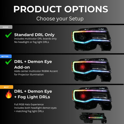 Jeep Grand Cherokee Multicolor DRL Boards (2014-2021)