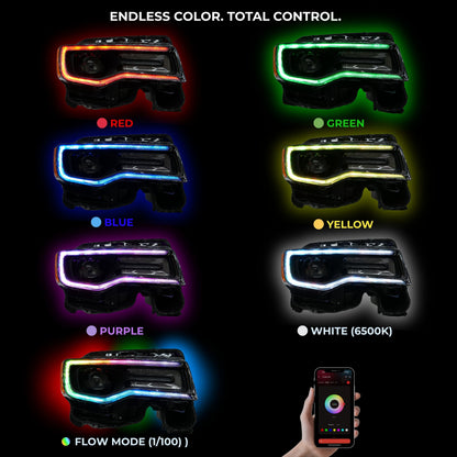 Jeep Grand Cherokee Multicolor DRL Boards (2014-2021)