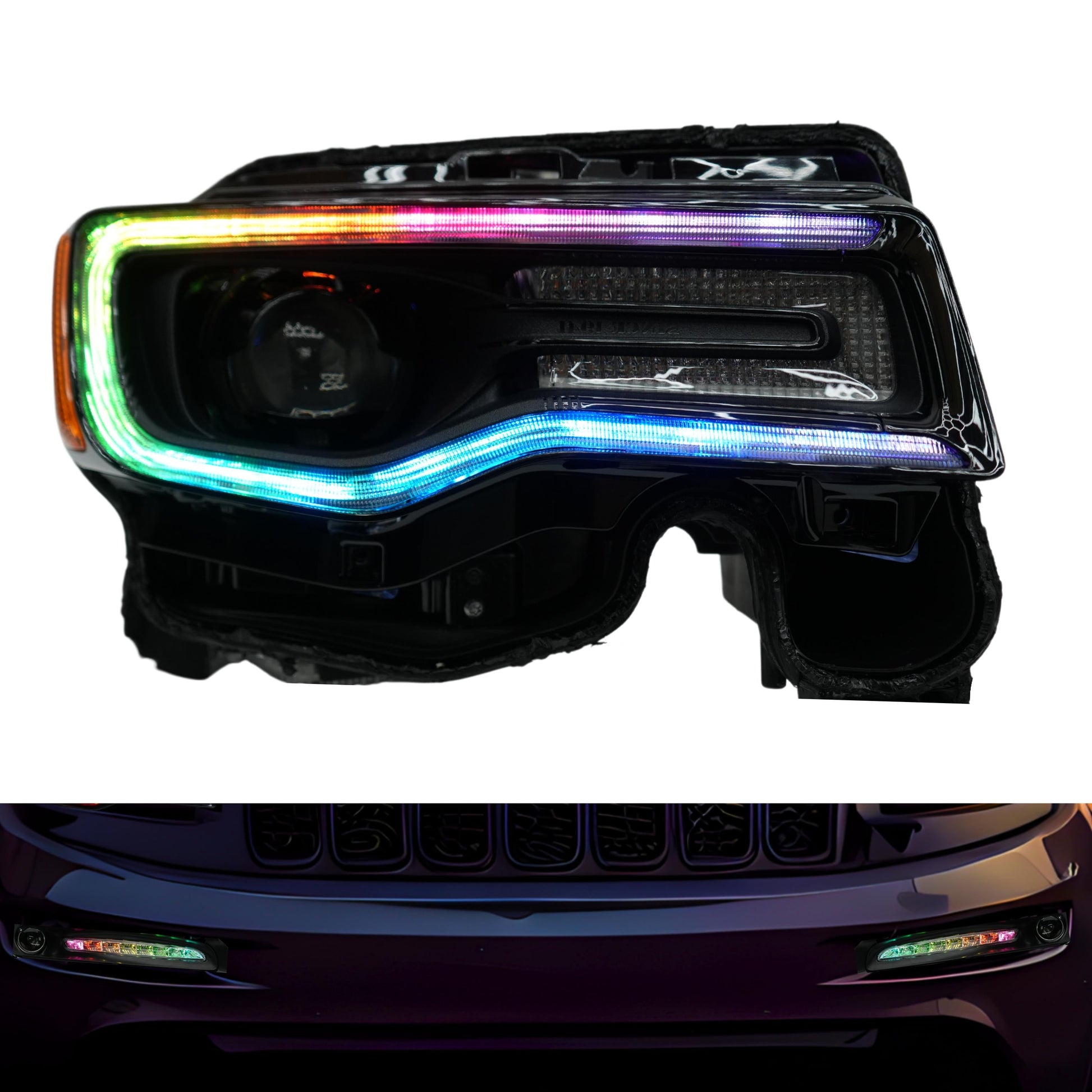 Jeep Grand Cherokee Multicolor DRL Boards (2014-2021)