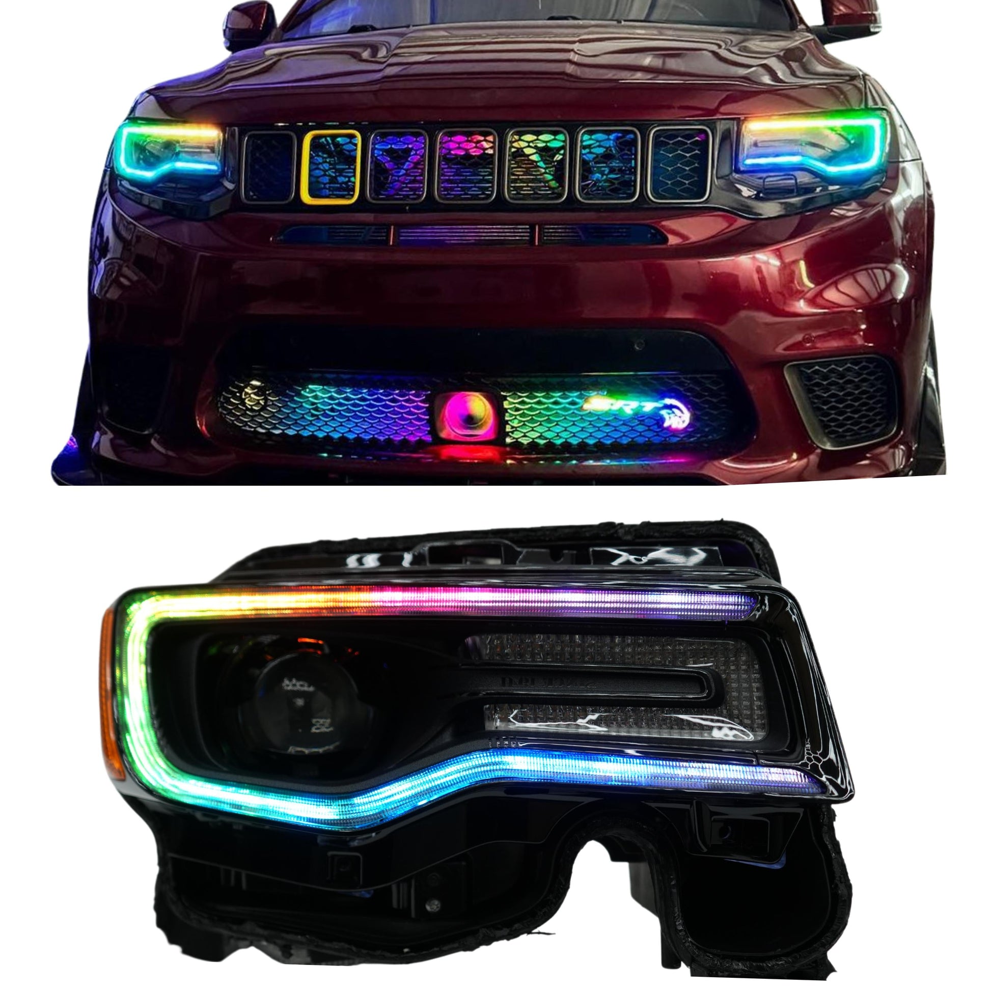 Jeep Grand Cherokee Multicolor DRL Boards (2014-2021)