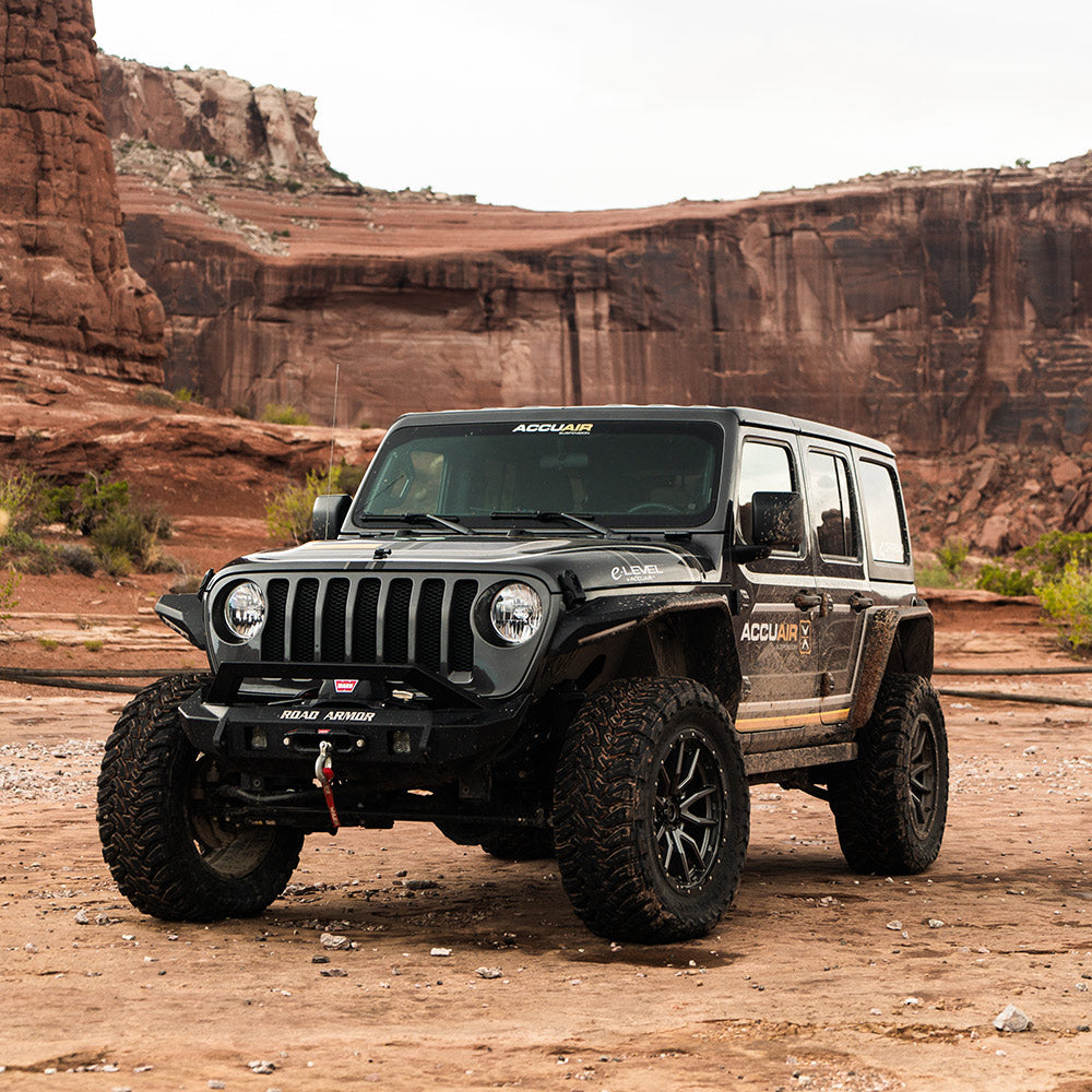 JEEP Wrangler 4xE/E-Torque/392 2018 - 2025 3.5" Upgraded Dynamic Lift Kit with Piggyback Shocks (not diesel compatible)